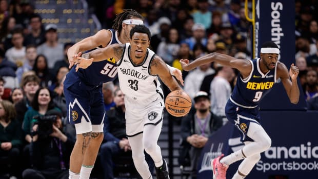 Brooklyn Nets center Nic Claxton
